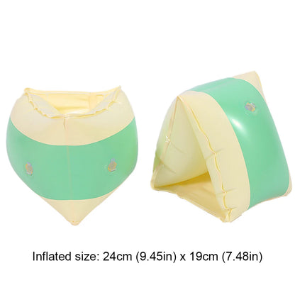 2pcs PVC Inflatable Arm Rings Summer Swimming Arm Floater Kids Pool Float Sleeve Inflatable Pool Buoy Armbands Pool Accessories